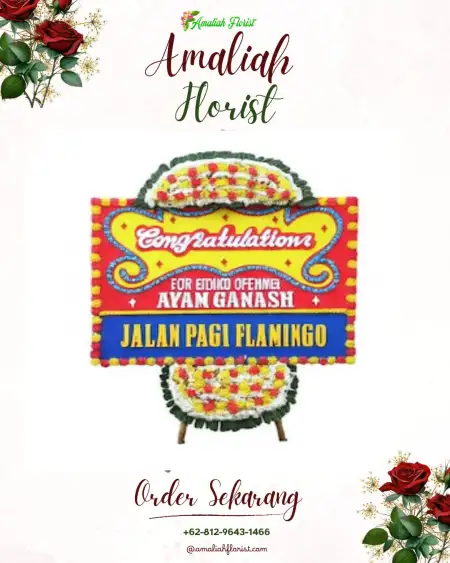 Sewa Papan Bunga Ciseeng